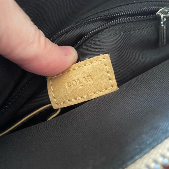 New Co-Lab COLAB Christopher Kon Leather Bag Shoulder Handbag Purse Crossbody - Picture 7 of 8